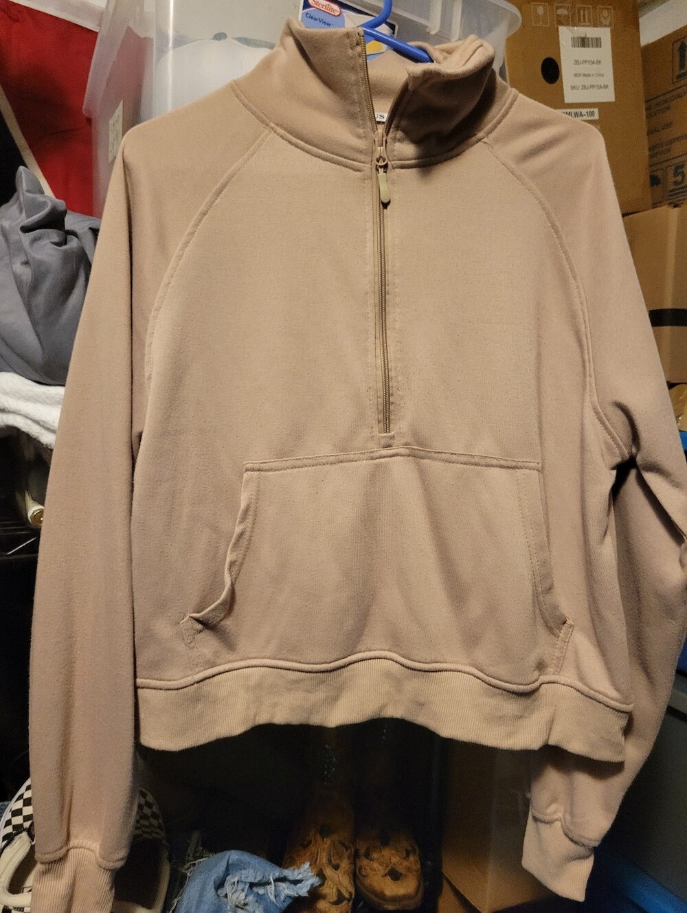 Mauve Quarter Zip